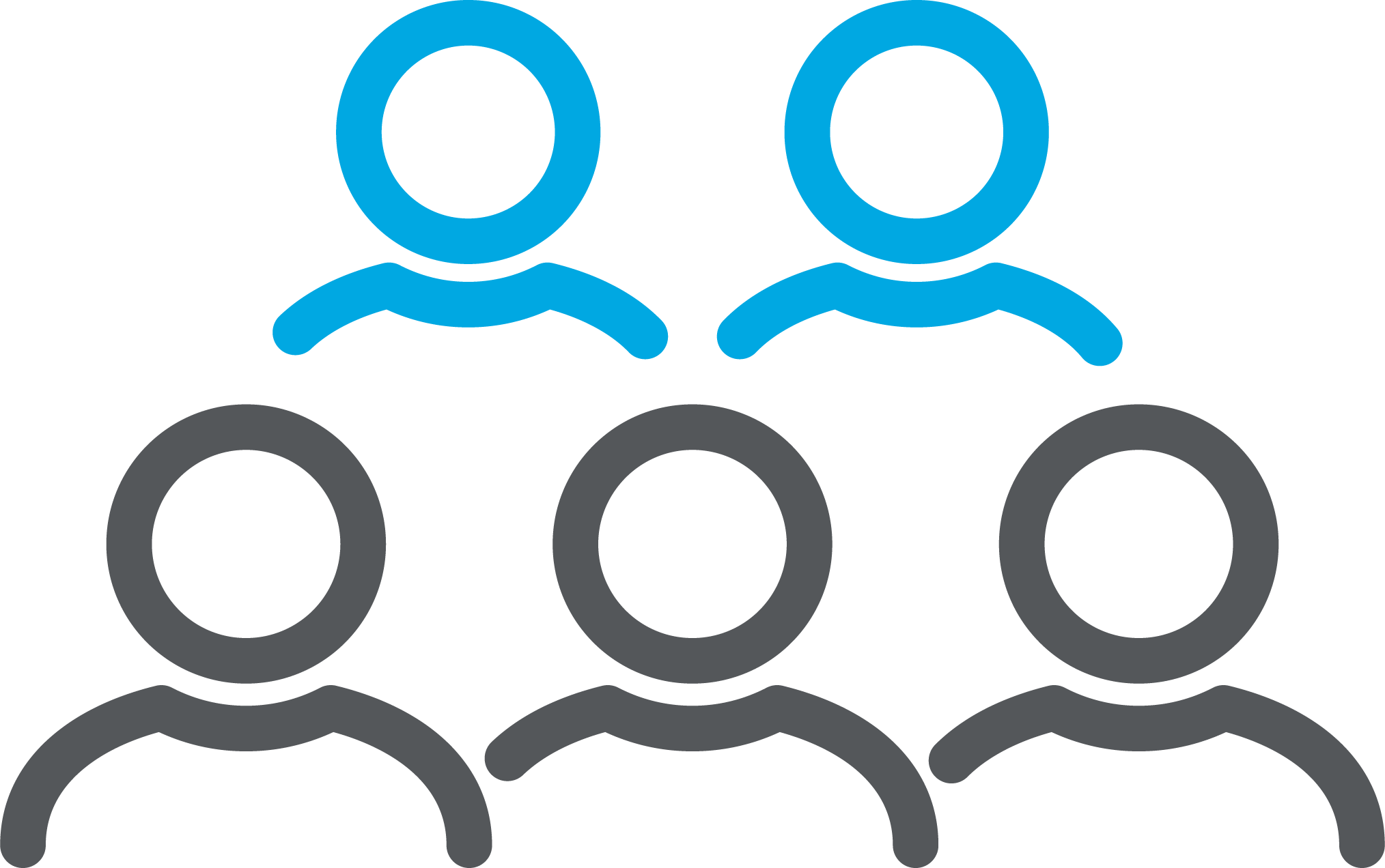 Icon representing collaborating